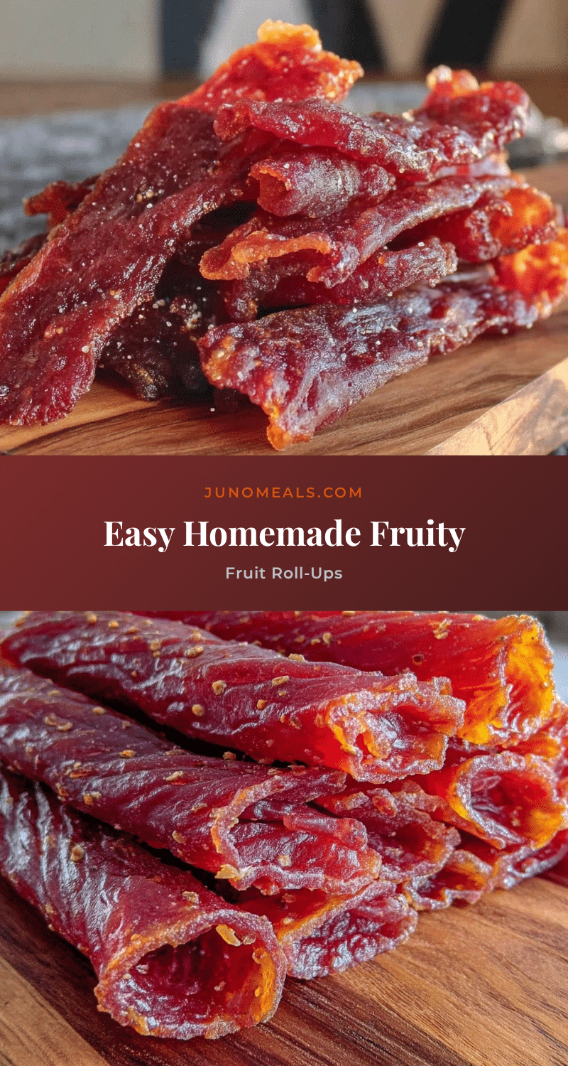 easy homemade fruit roll-ups recipe