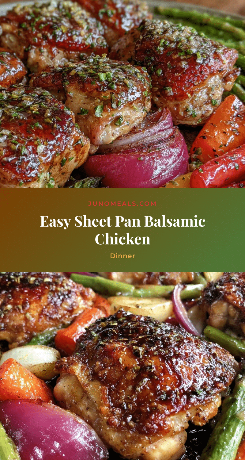 easy sheet pan balsamic chicken recipe
