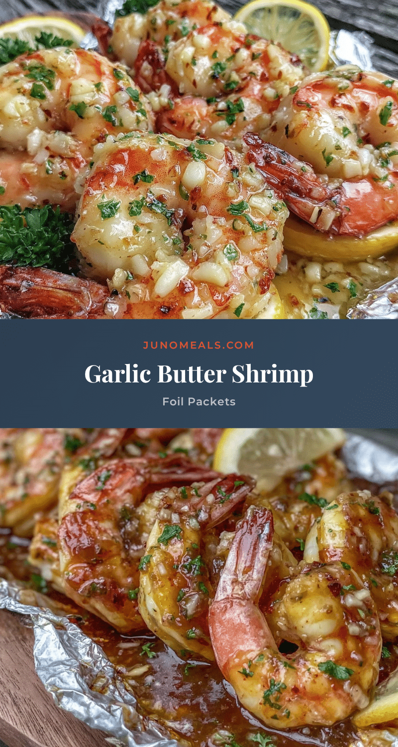 foil packet garlic butter shrimp recipe