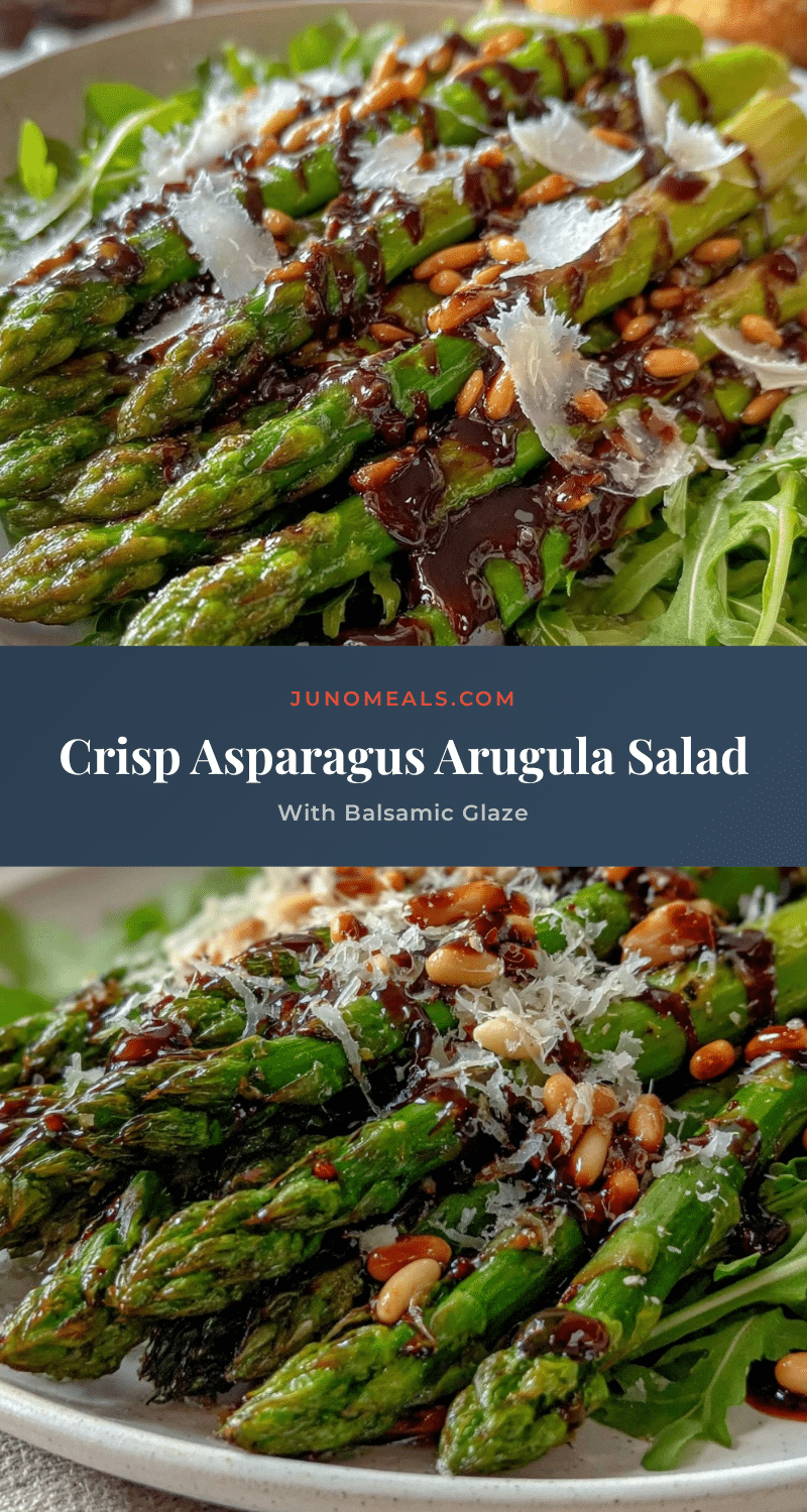 fresh asparagus and arugula salad recipe