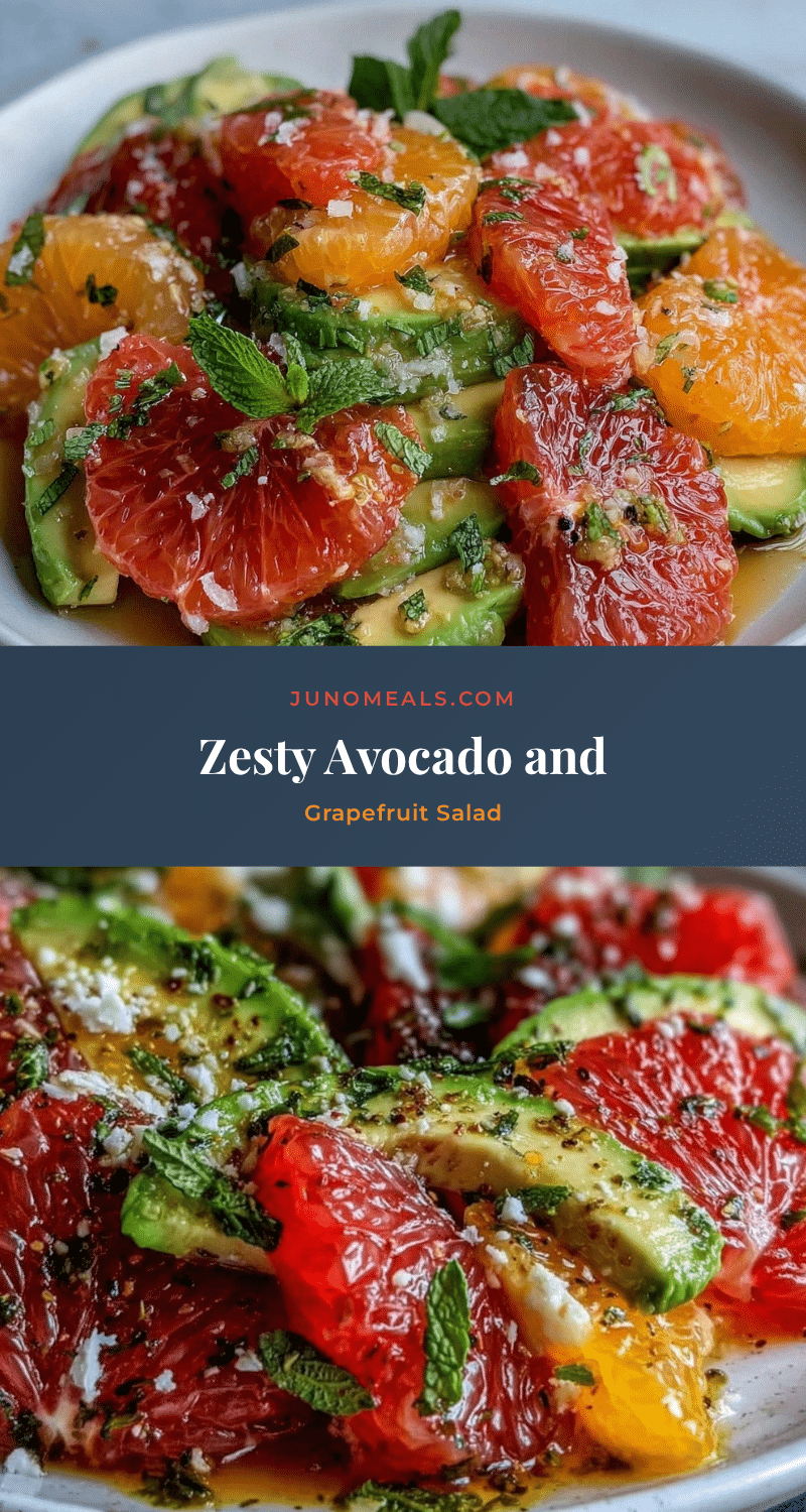 fresh avocado and grapefruit salad recipe