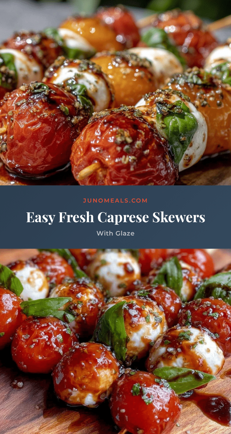 fresh caprese skewers recipe