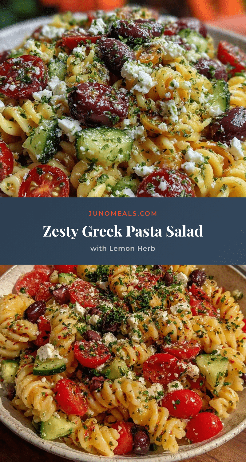 fresh greek pasta salad recipe
