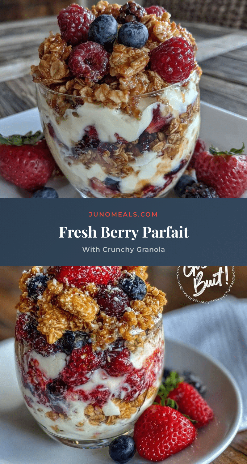 fresh healthy berry parfait recipe
