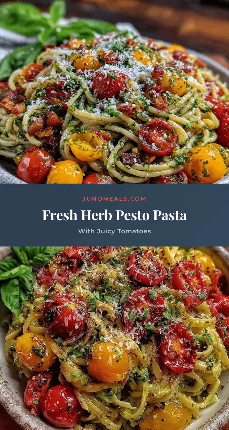 fresh herb pesto pasta recipe
