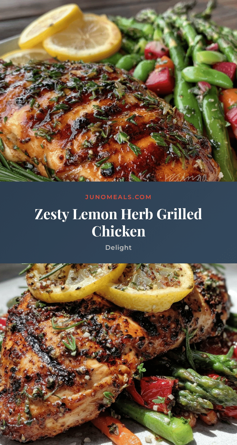 fresh lemon herb grilled chicken recipe
