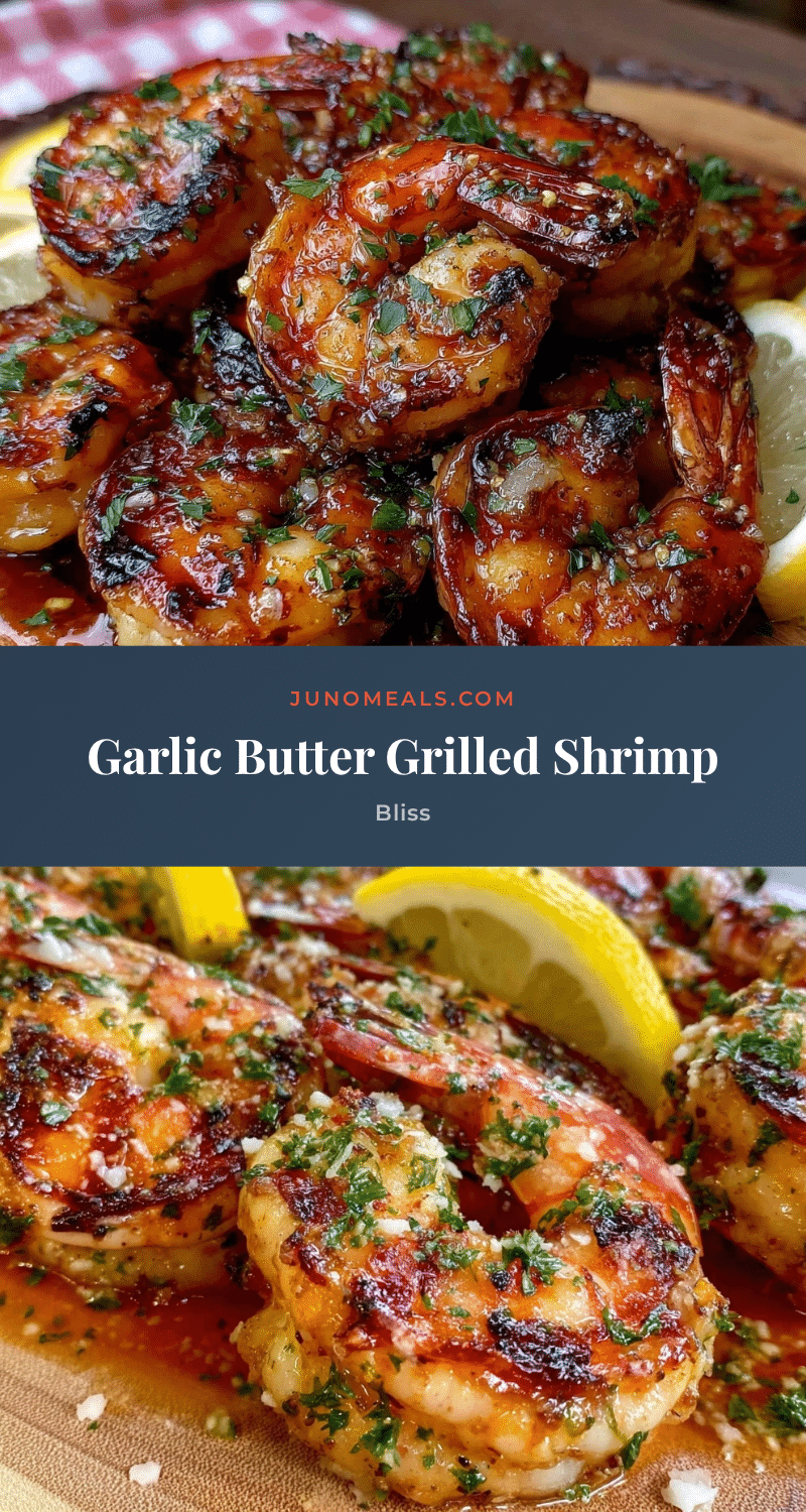 garlic butter grilled shrimp recipe