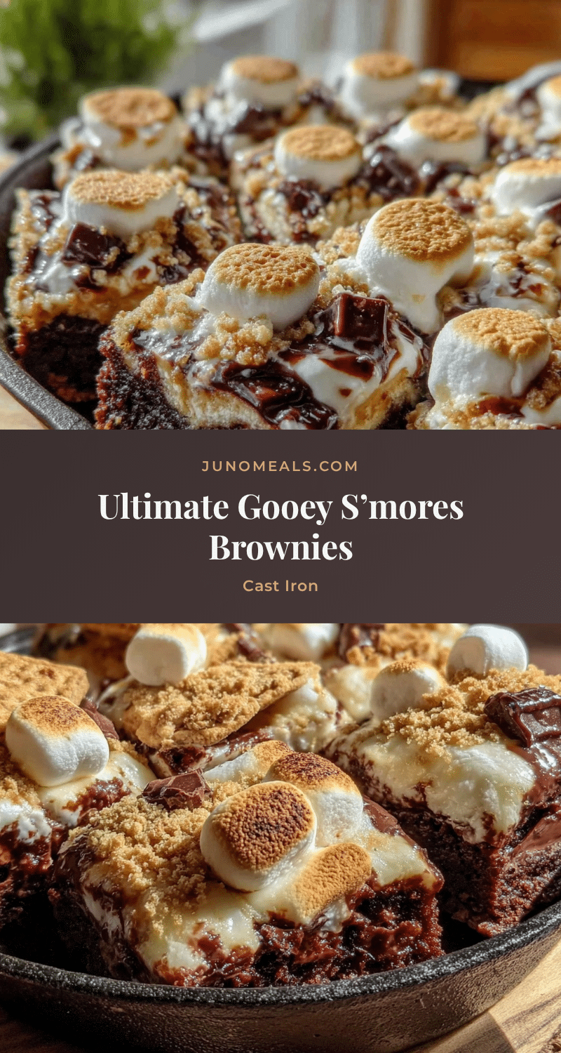 gooey s’mores brownies recipe