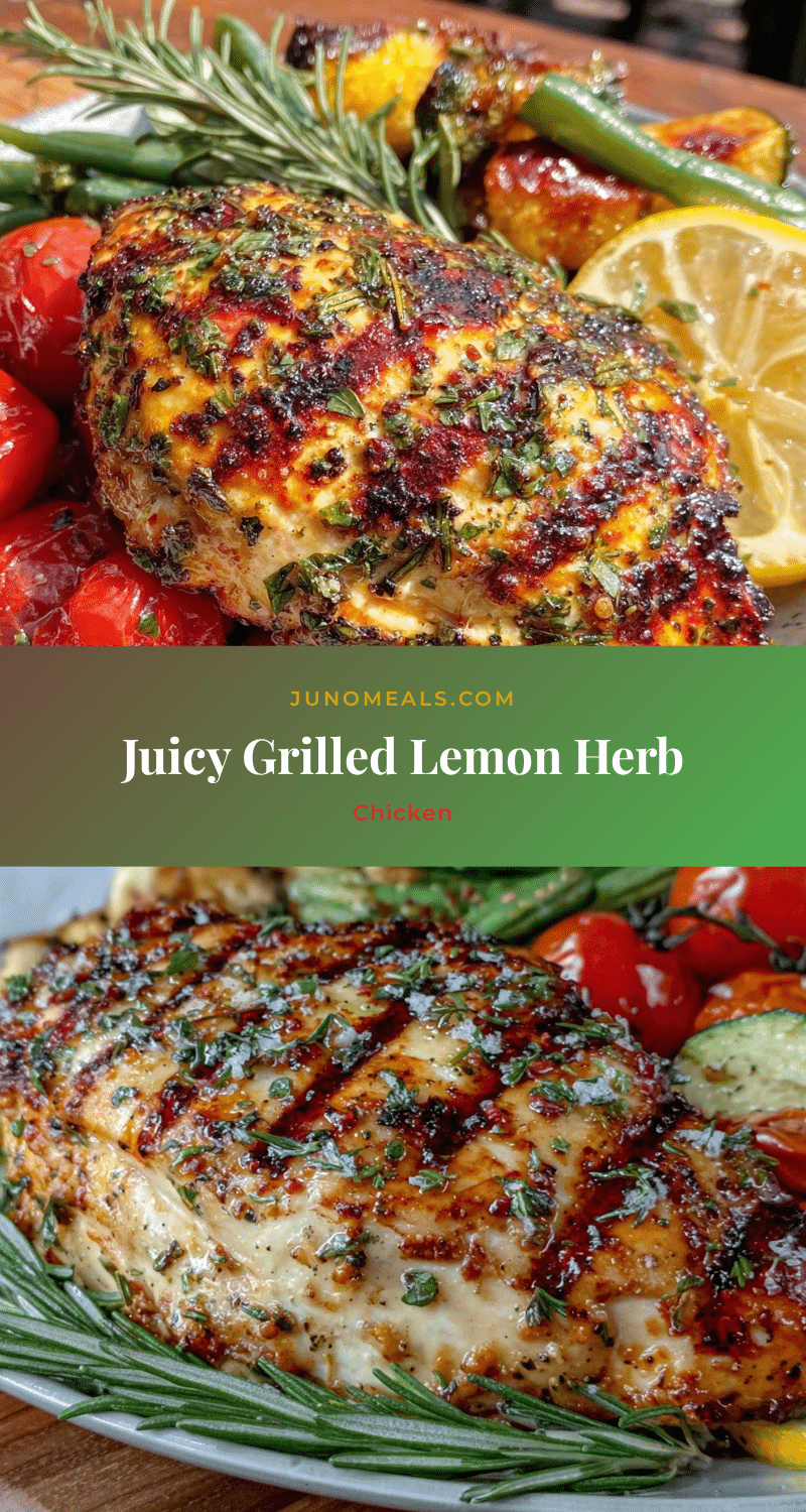 grilled lemon herb chicken recipe