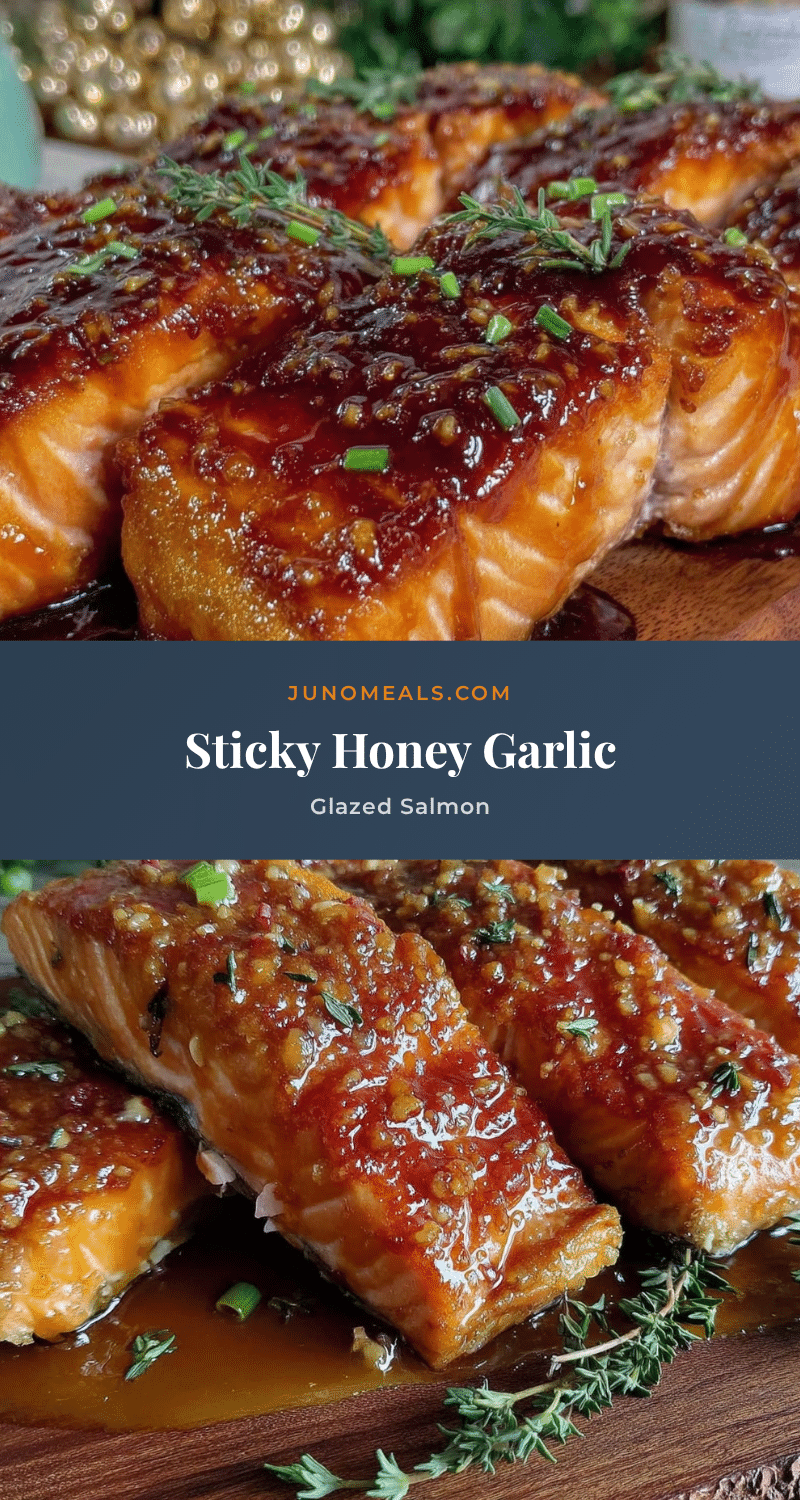 honey garlic glazed salmon recipe