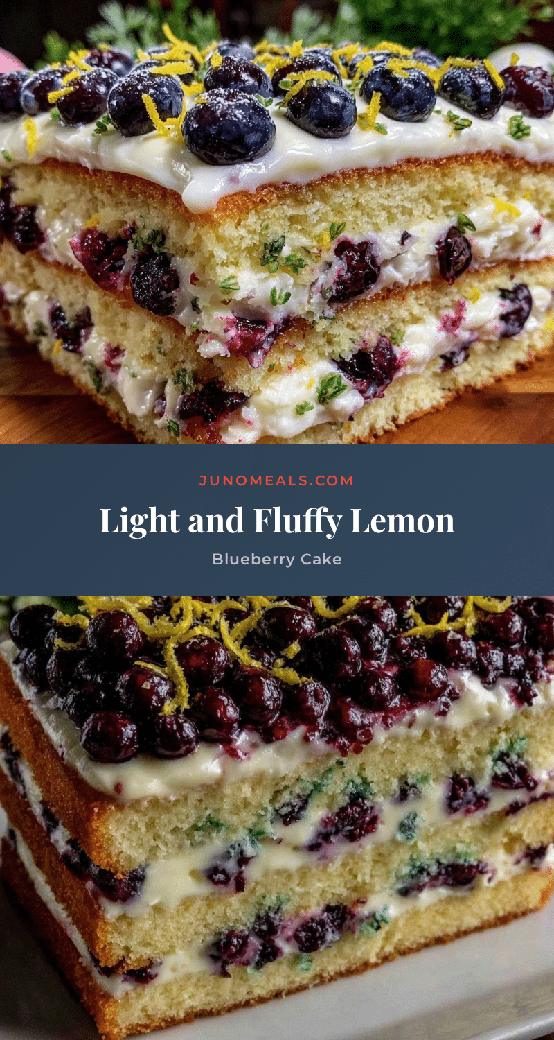 lemon blueberry cake recipe