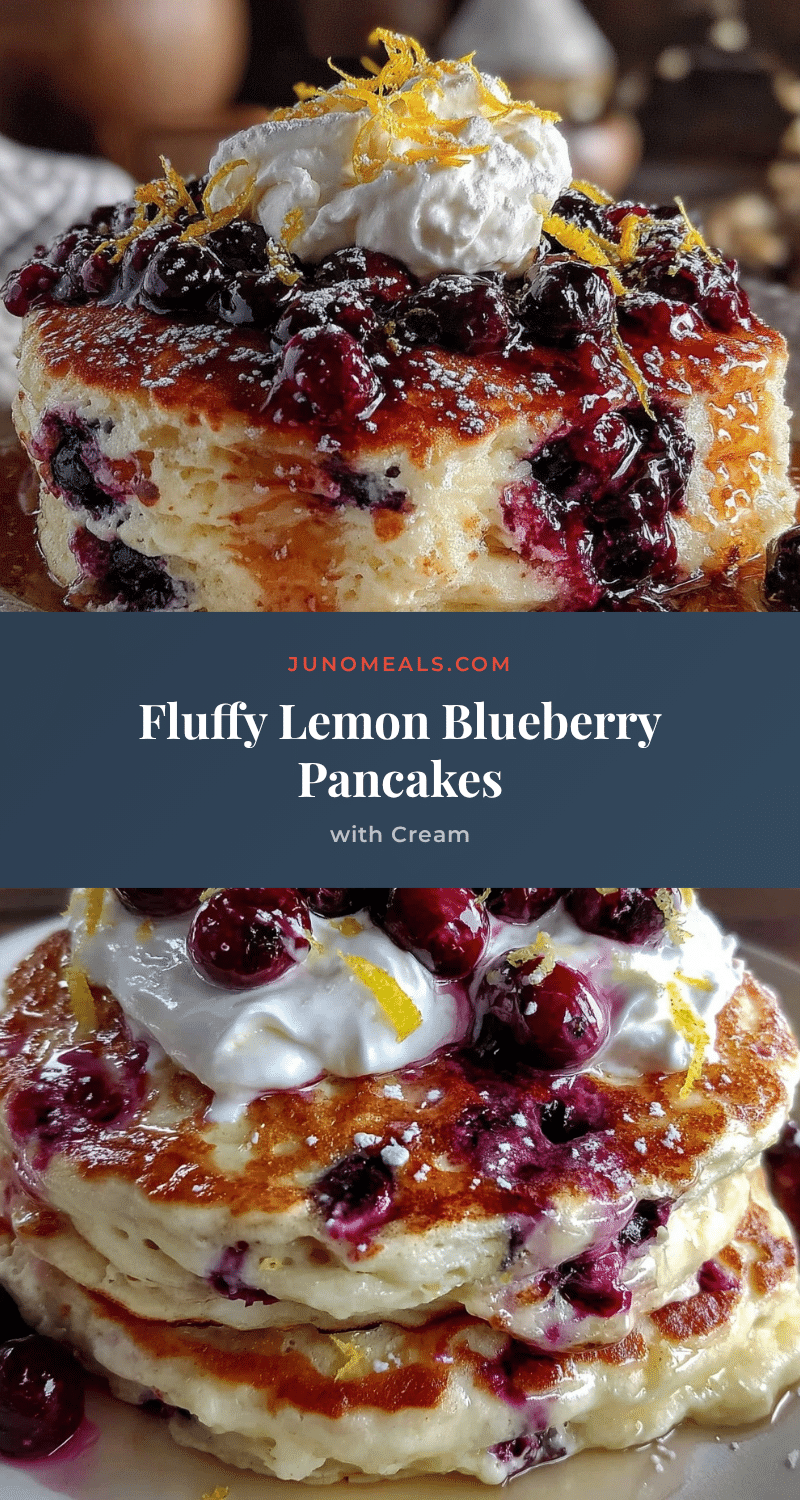 lemon blueberry pancakes recipe