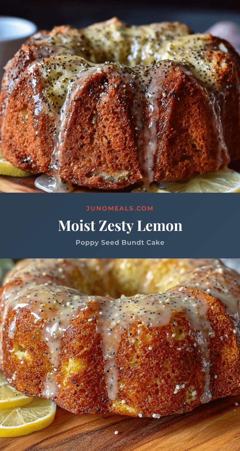 lemon poppy seed bundt cake recipe