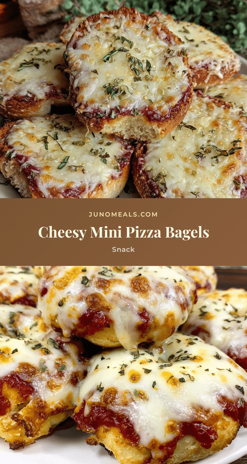 mini pizza bagels recipe