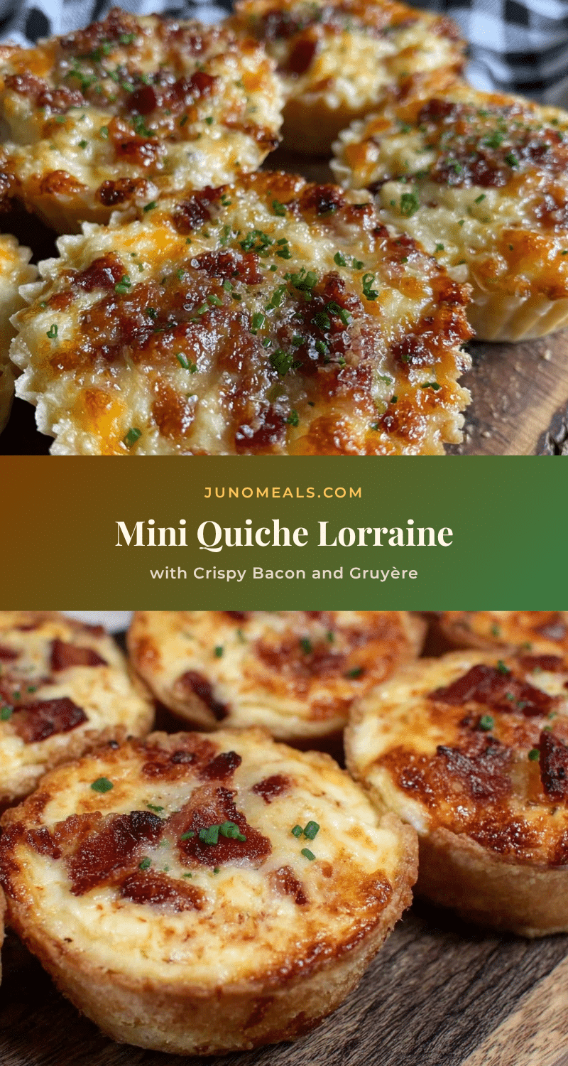 mini quiche Lorraine recipe