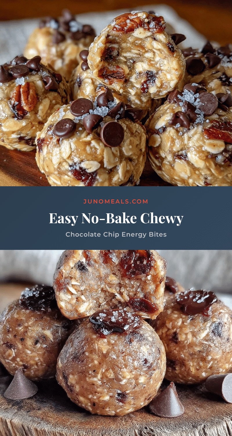 no-bake chocolate chip energy bites recipe