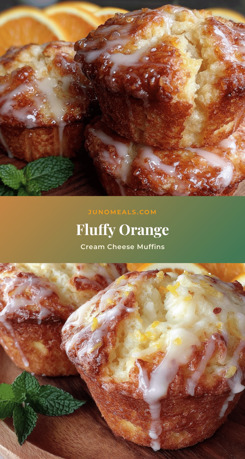 orange cream cheese muffins recipe
