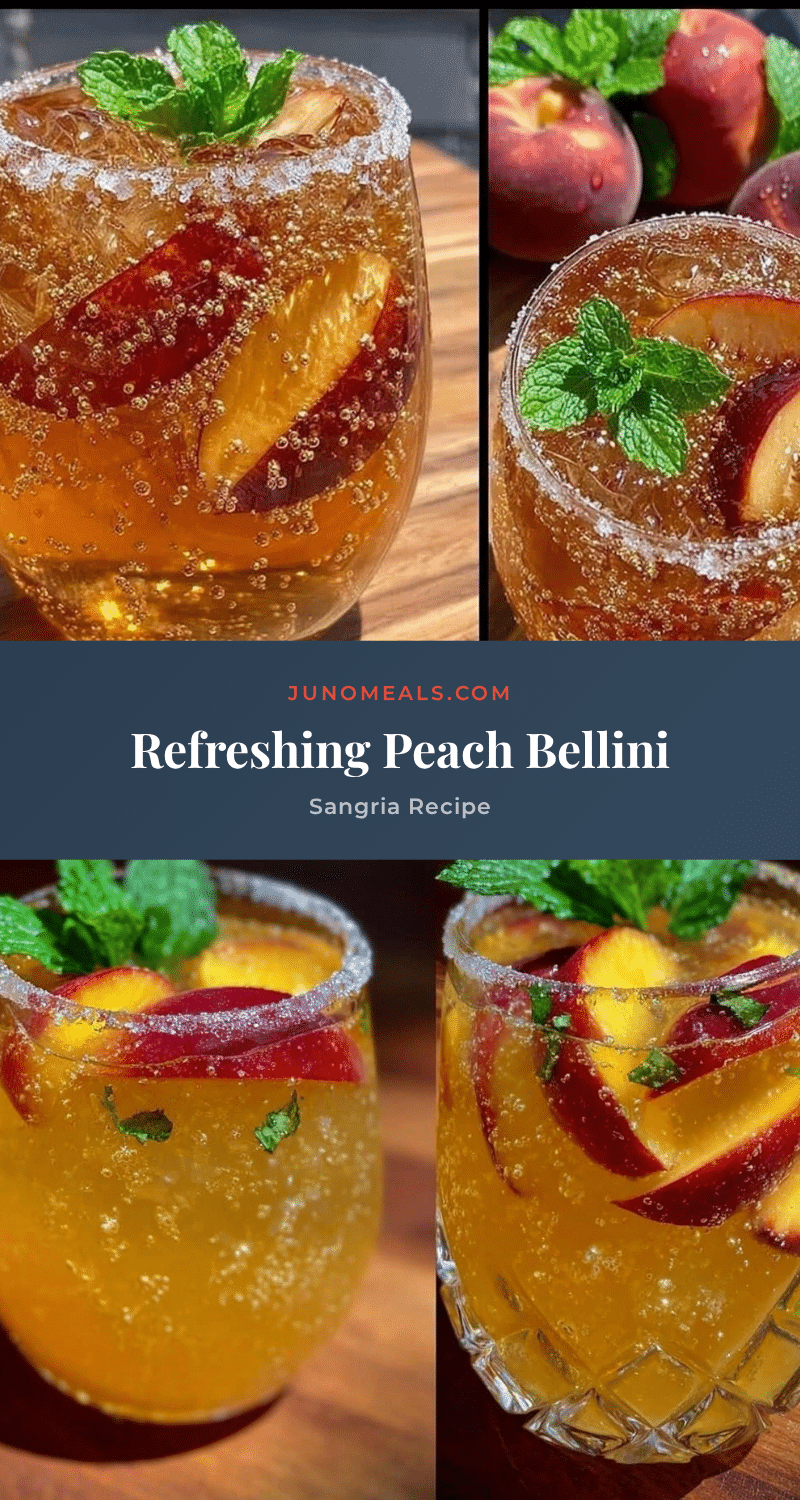 Peach Bellini Sangria recipe