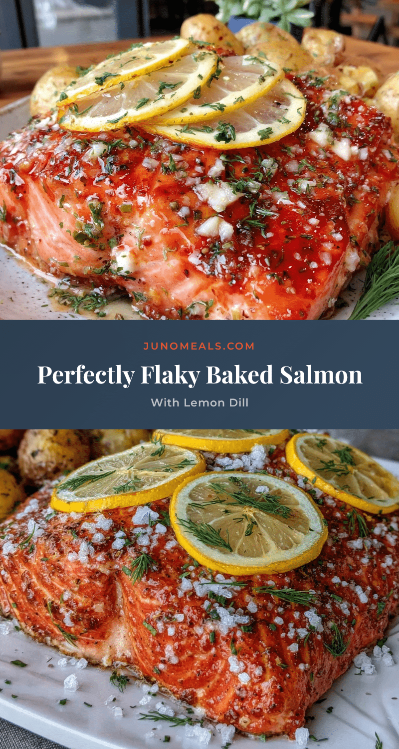 perfect baked salmon with lemon and dill recipe