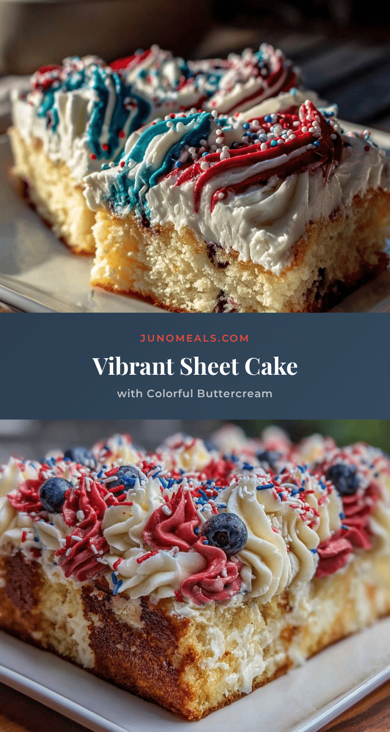 Perfect Sheet Cake with School Colors Buttercream Frosting recipe