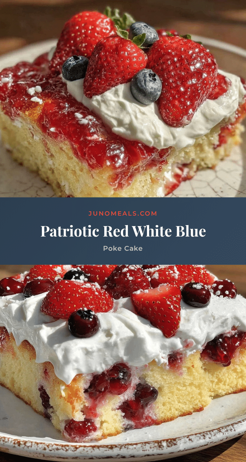 red white and blue poke cake recipe