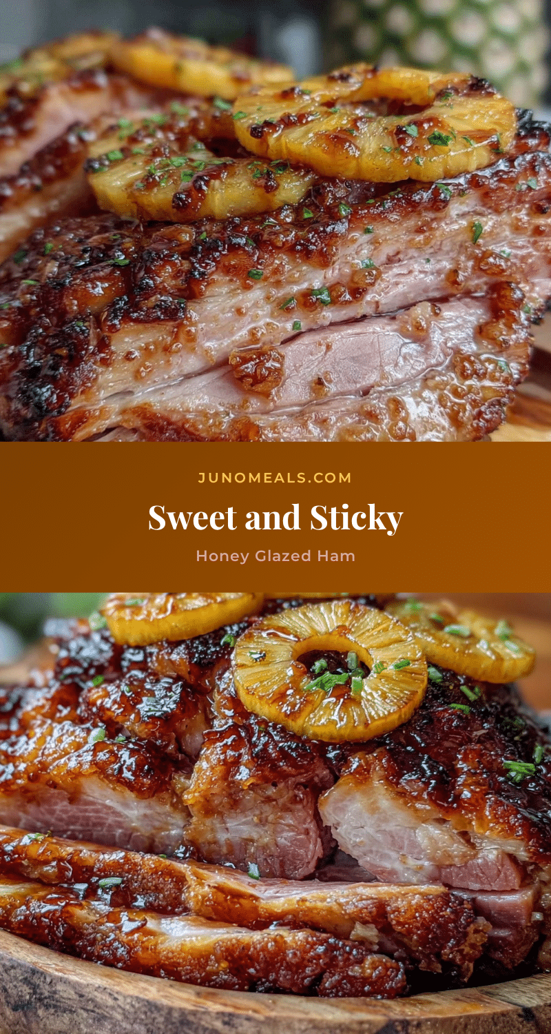 savory honey glazed ham recipe