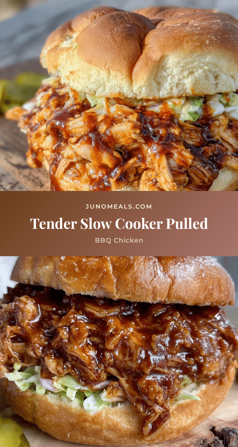 slow cooker pulled bbq chicken sandwiches recipe