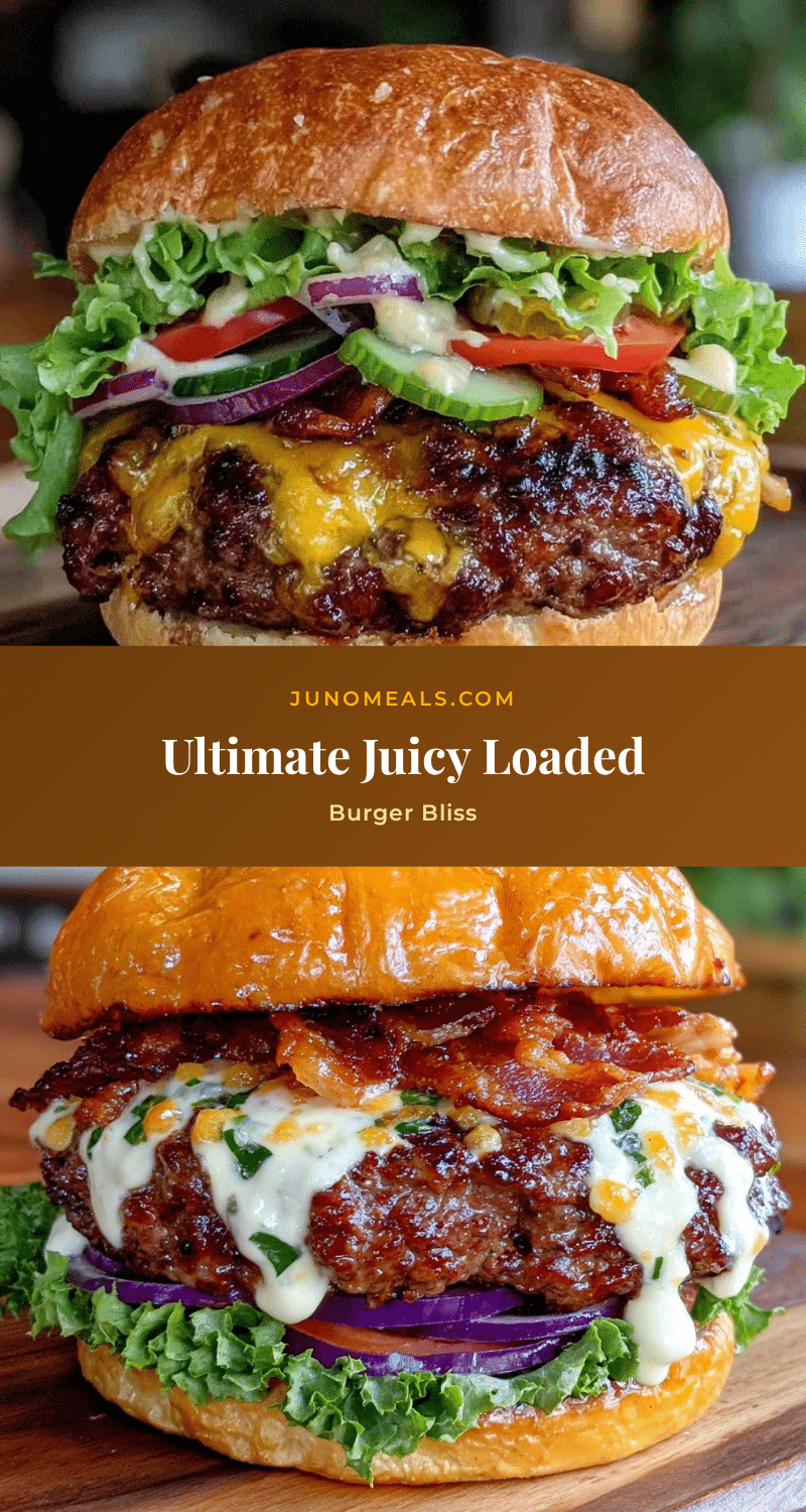 ultimate loaded burger recipe