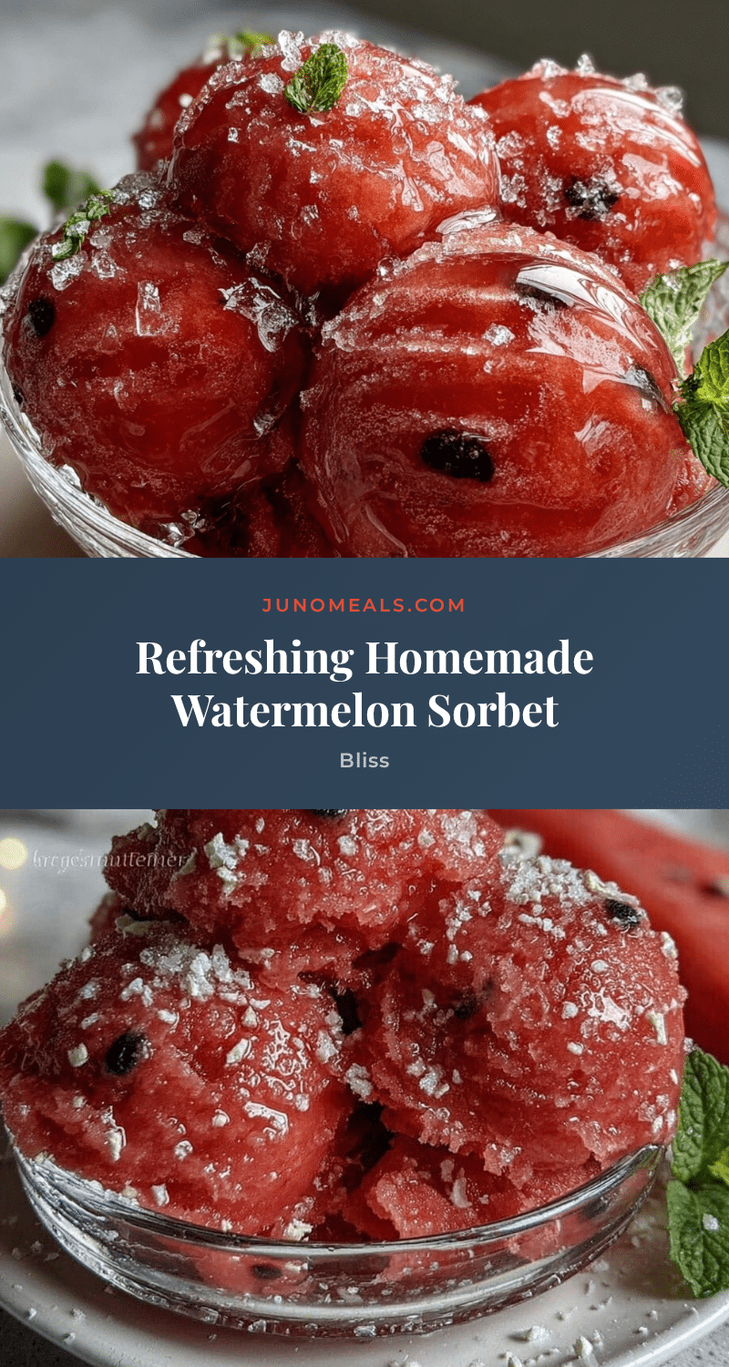 watermelon sorbet recipe recipe