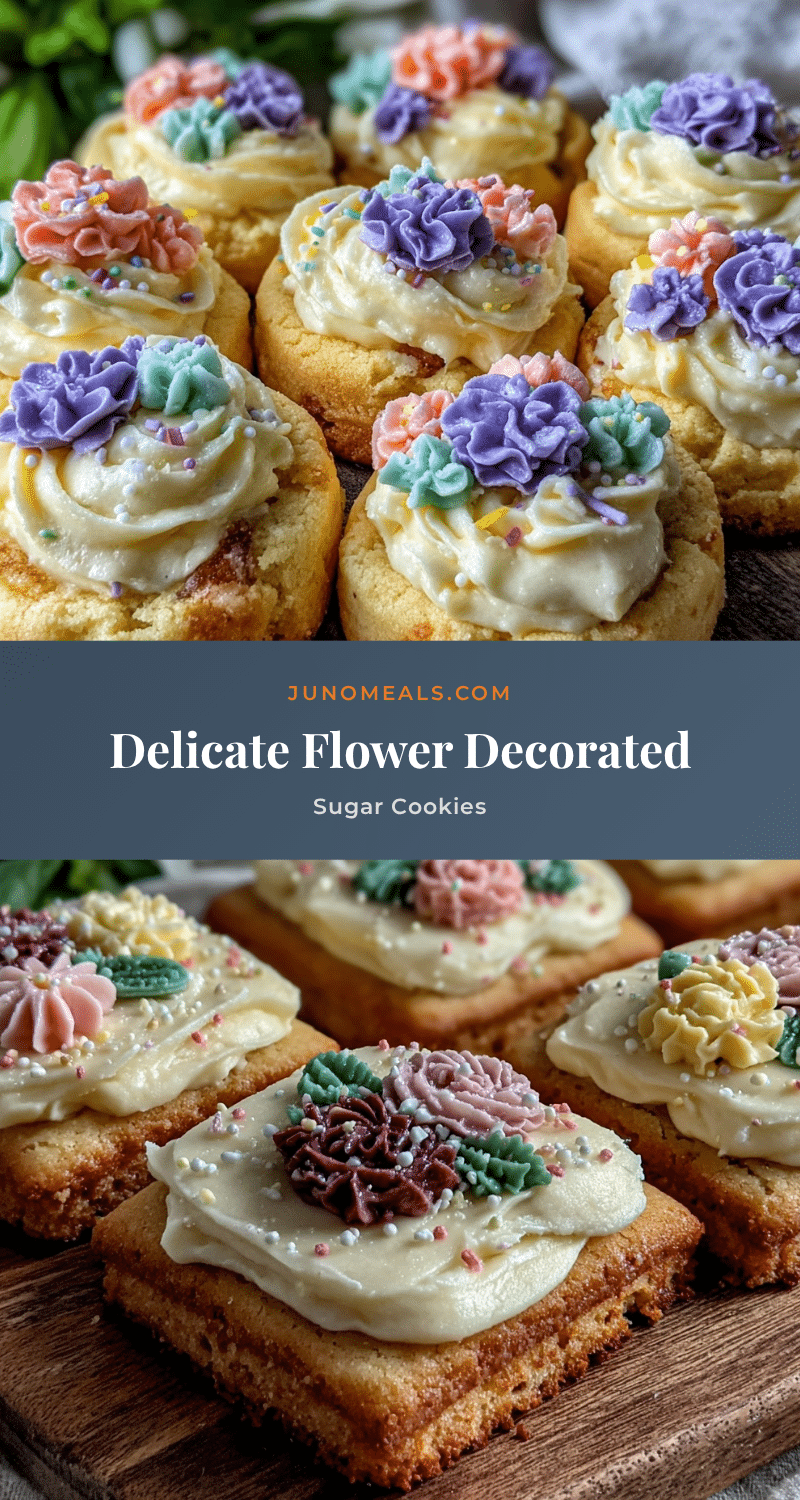 baby in bloom flower decorated sugar cookies recipe