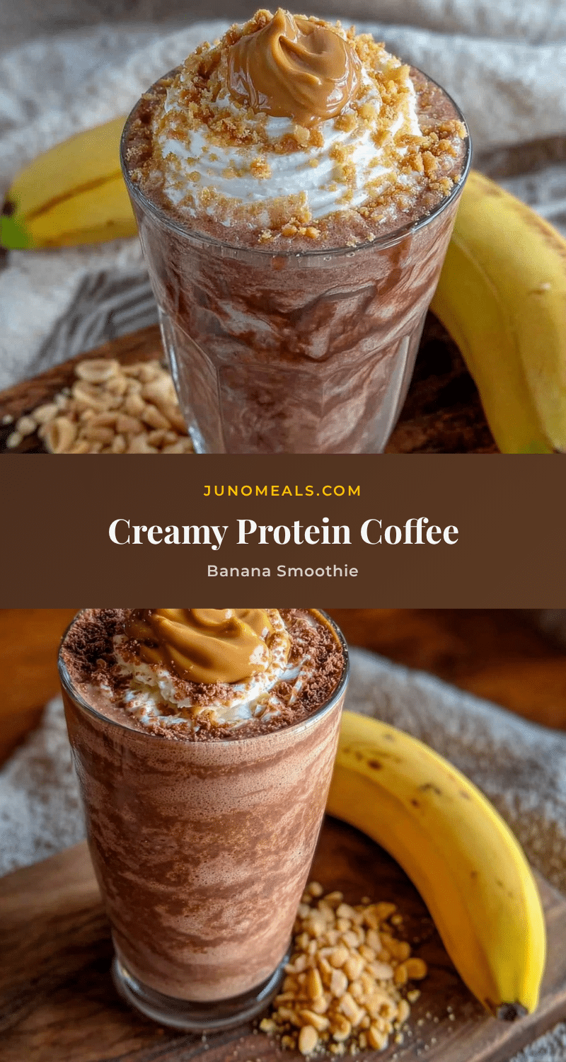creamy protein coffee smoothie recipe