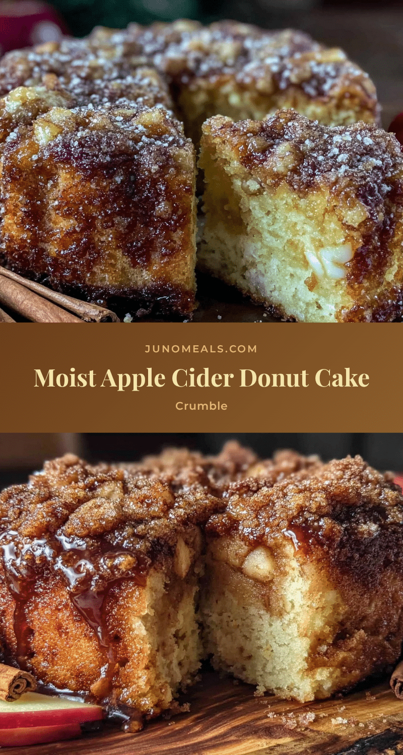 crispy apple cider donut cake recipe