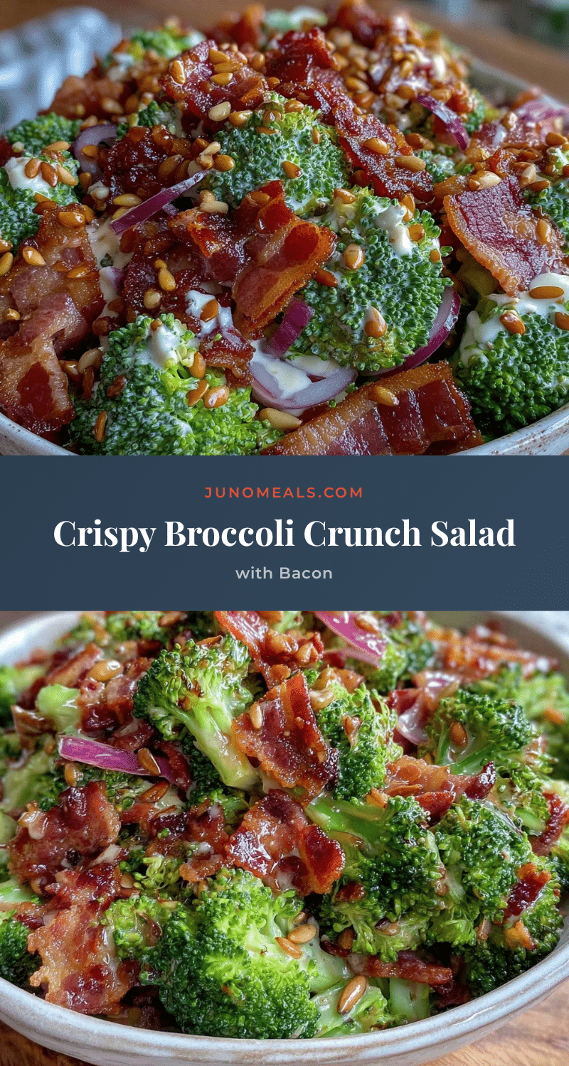 crispy broccoli crunch salad recipe
