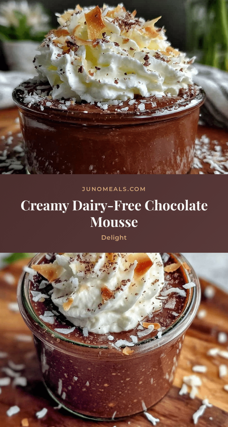 dairy-free chocolate mousse recipe