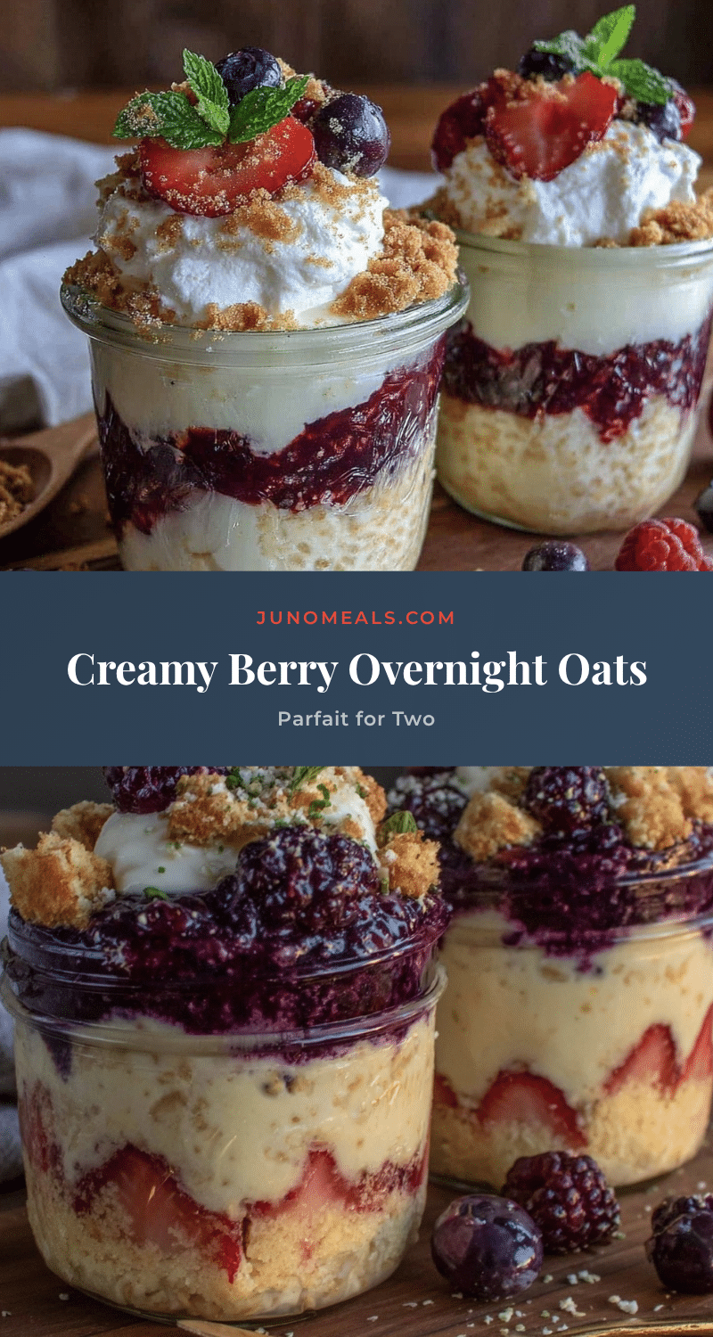 fresh berry overnight oats parfait recipe