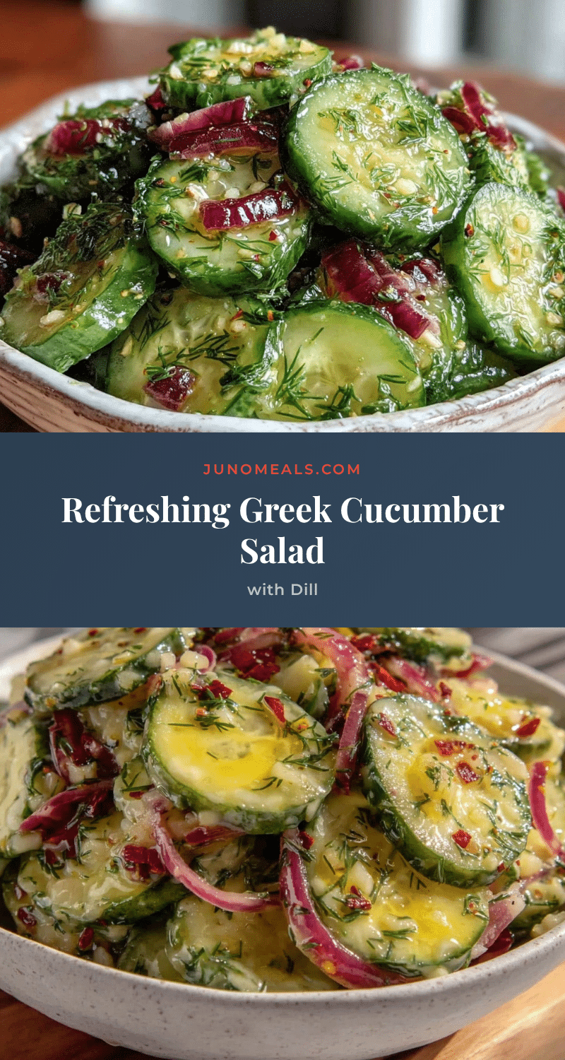 fresh greek cucumber salad recipe