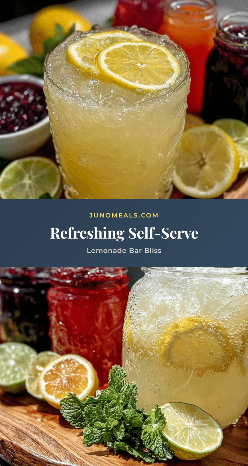 fresh self serve lemonade bar recipe