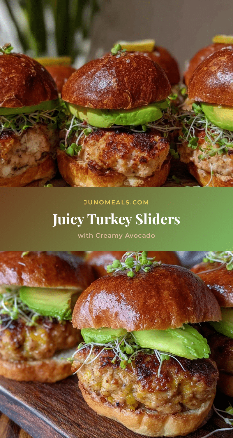 fresh turkey burger sliders recipe