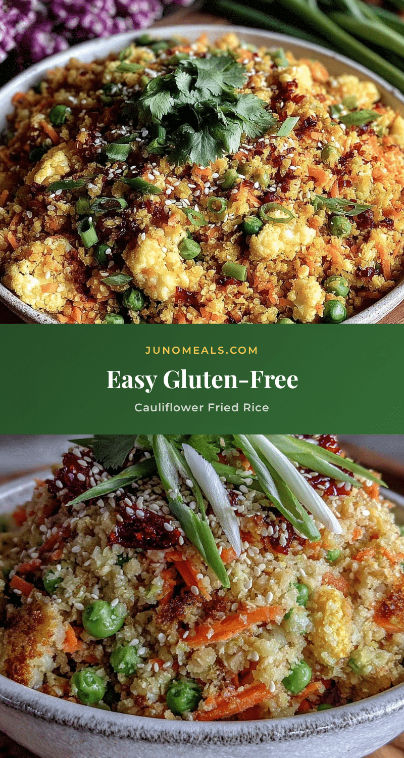 gluten-free cauliflower fried rice recipe