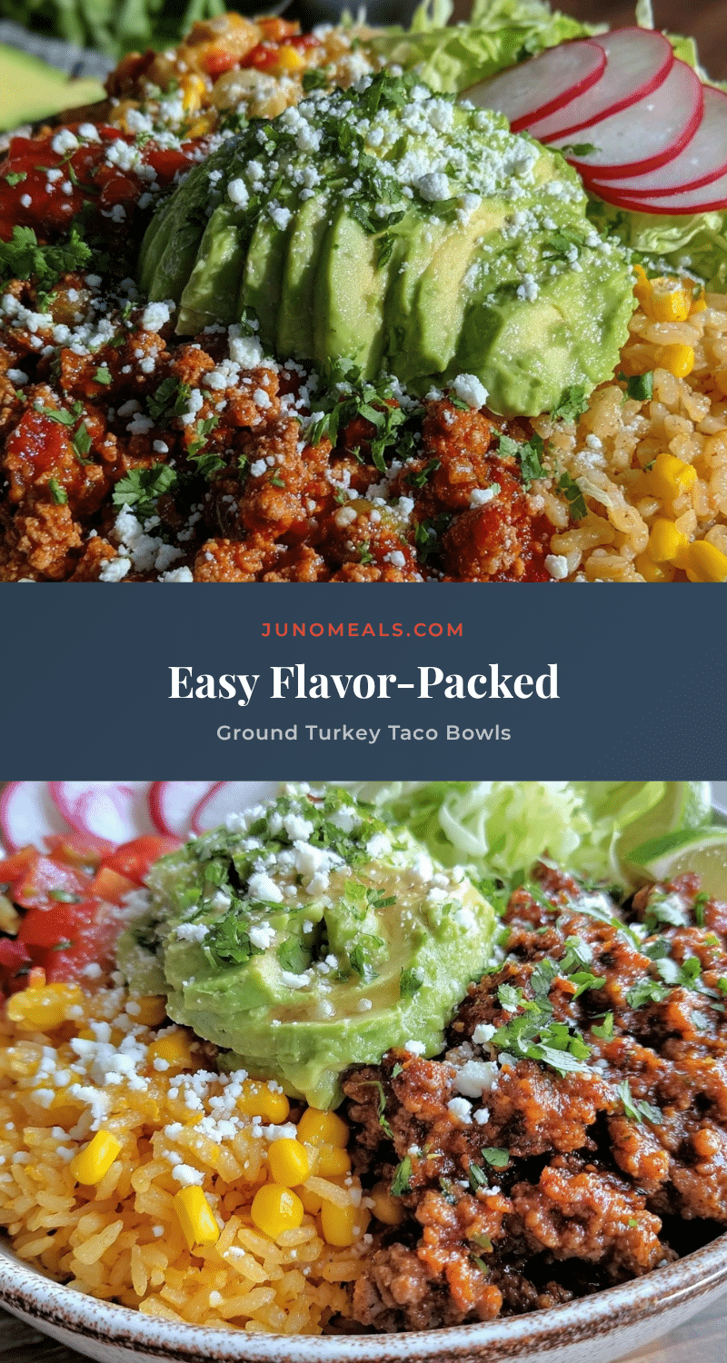 ground turkey taco bowls recipe