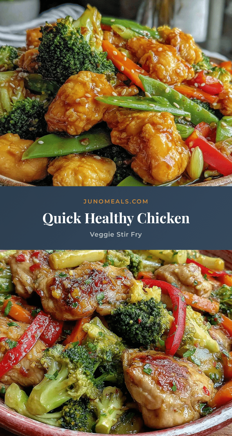 healthy chicken and vegetable stir fry recipe