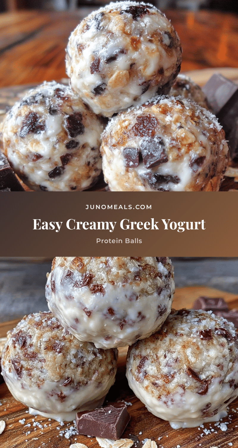 Healthy Greek Yogurt Protein Balls recipe