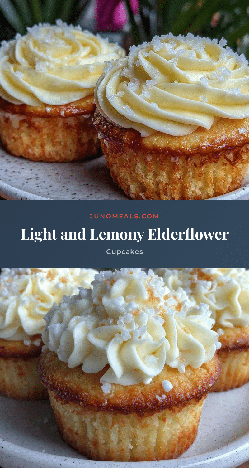 lemon elderflower cupcakes recipe