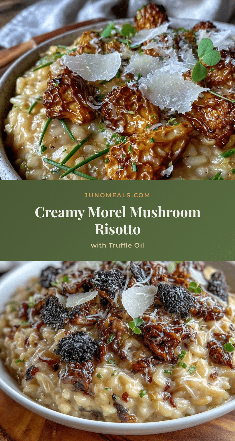 morel mushroom risotto recipe