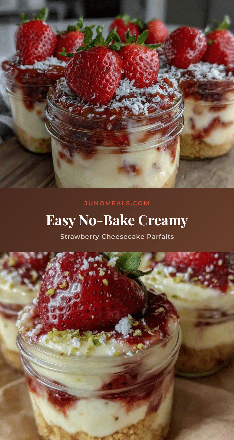 no-bake strawberry cheesecake parfait cups recipe