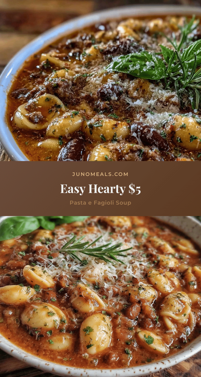 pasta e fagioli soup recipe