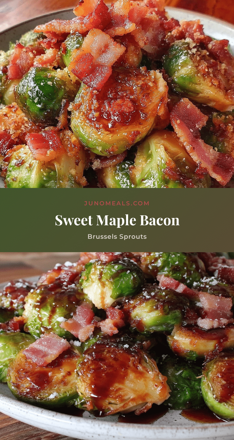 savory maple roasted brussels sprouts with bacon recipe