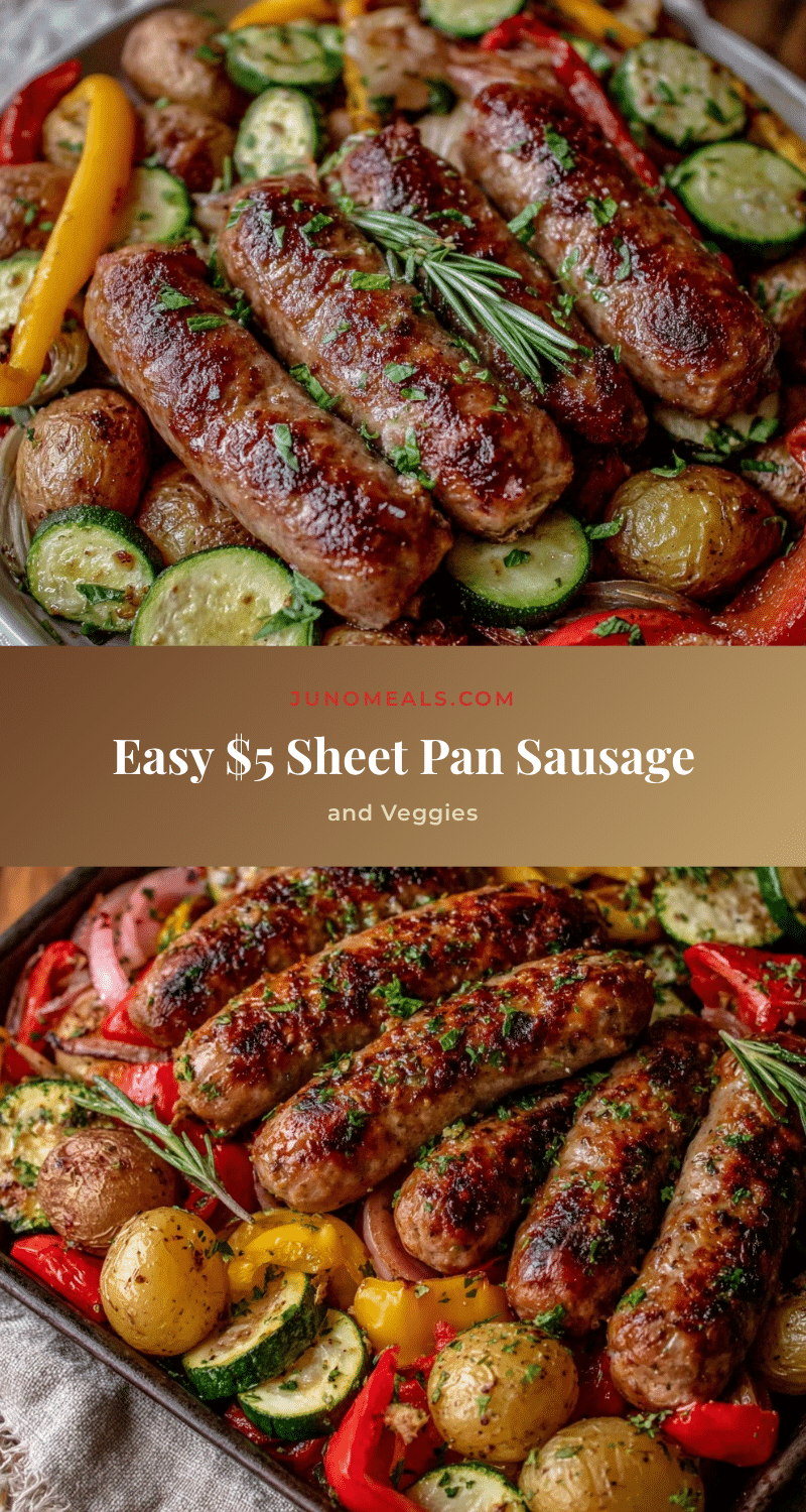 sheet pan sausage and vegetables recipe
