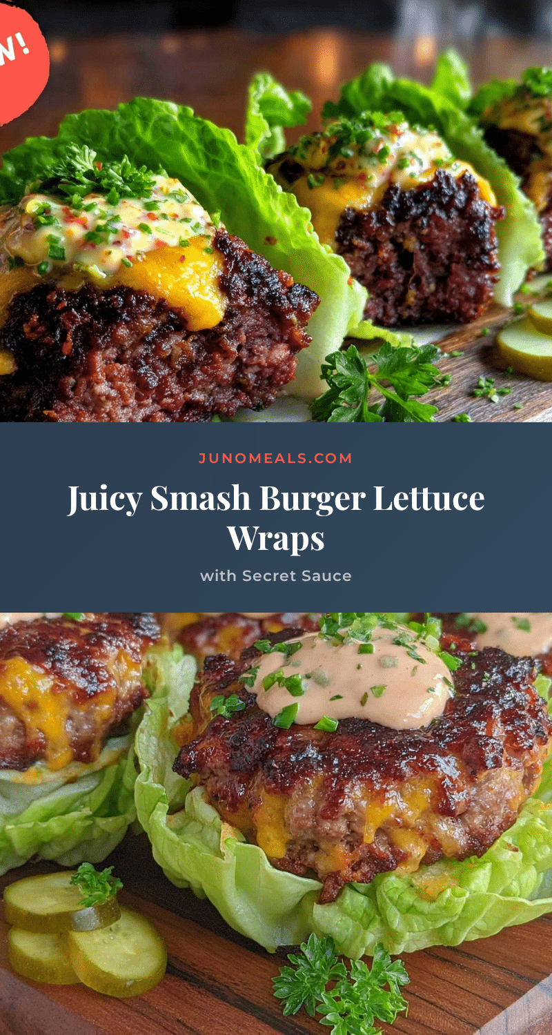 smash burger lettuce wraps recipe
