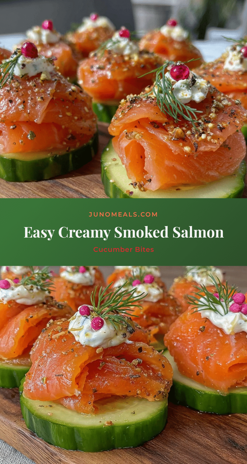 smoked salmon cucumber bites recipe